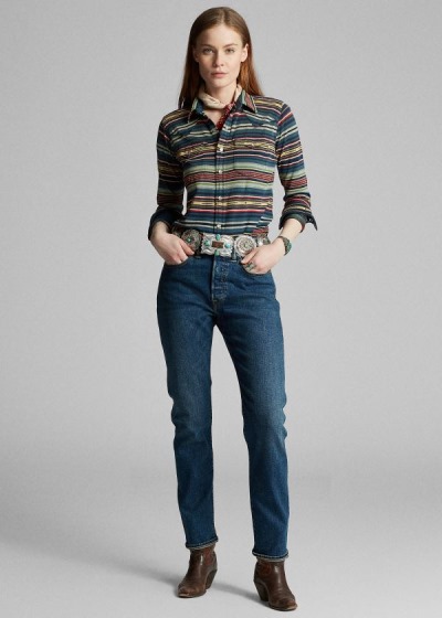 Dámské Džíny Ralph Lauren Vintage Straight Fit - 06975-WRXT